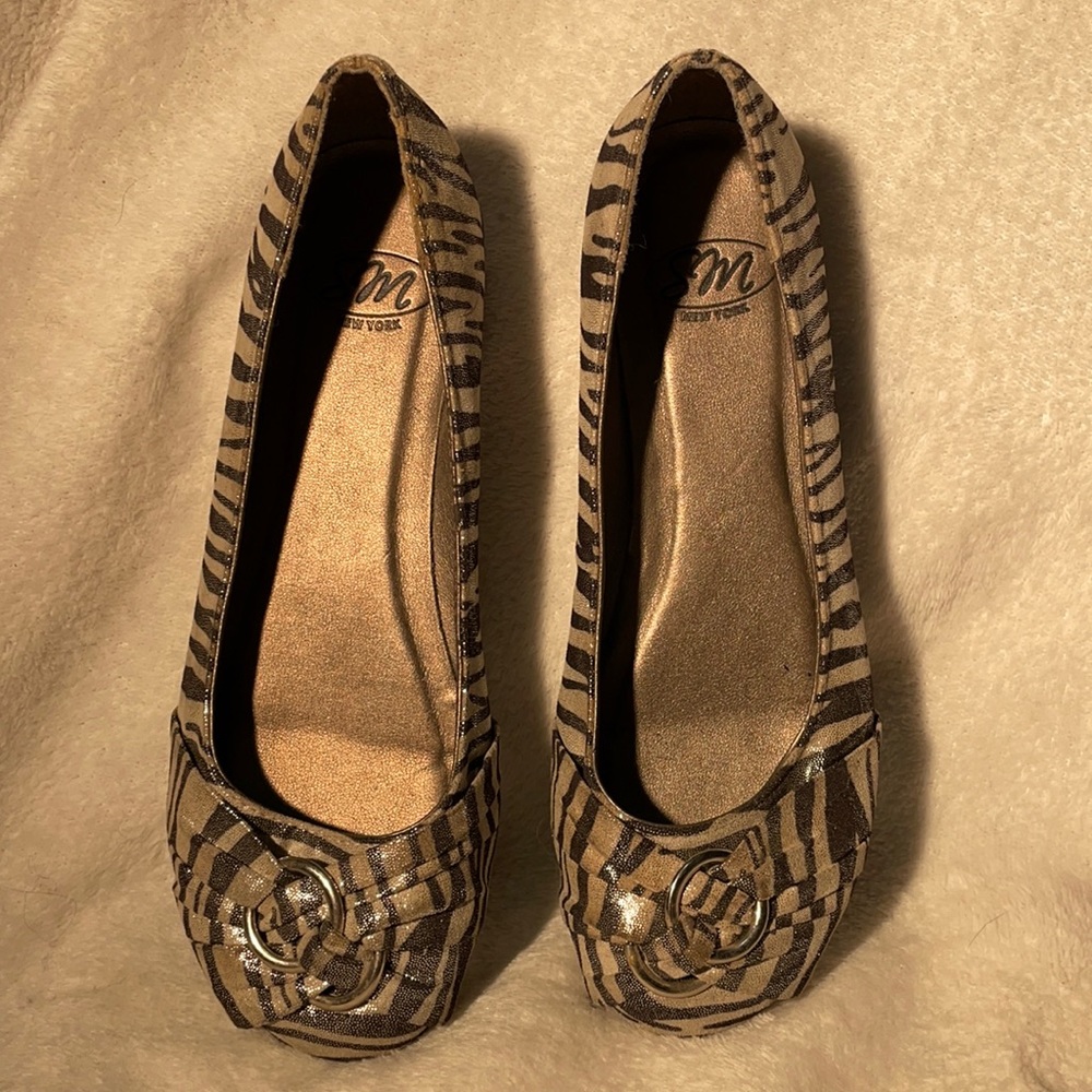 SM New York Zebra Ballet Flats